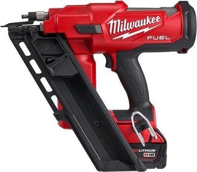 Pistoletë gozhdimi Milwaukee M18 FFN 502C, me bateri, profesionale, e kuqe