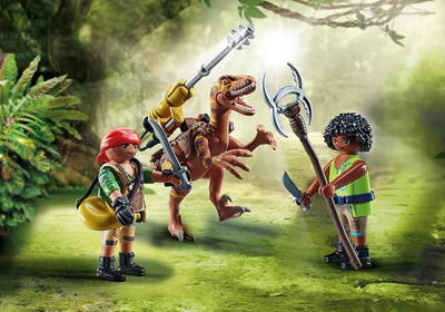 Set lodër Playmobil Dino Rise Deinonychus 71264, 20 pjesë, për kalamaj 5 10 vjeç, shumëngjyrësh