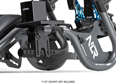 Shtesë за кокпит Next Level Racing F-GT Pro, носач за менувач, носач за рачна сопирачка, црна