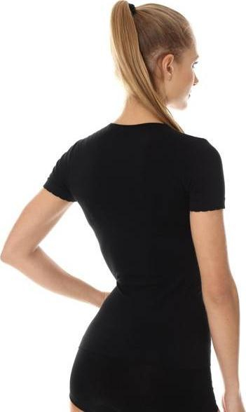 Bluzë gocash Brubeck SS00970A Comfort Cotton, me mëngë të shkurtra, e zezë, L