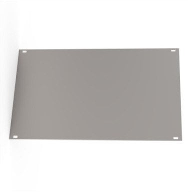 Panel i përparmë Schroff 19", 3HE, pjesë shtesë për dollap rack, argjendtë