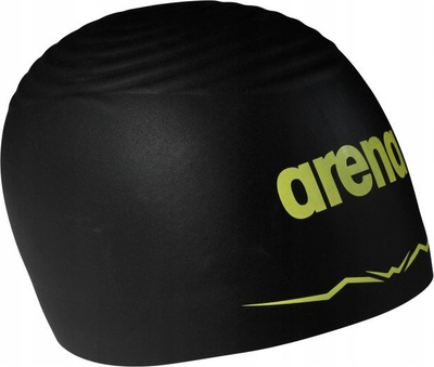 Kape noti Arena Aquaforce Wave, silikon, L, e zezë me ar