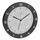 Orë muri TFA Dostmann LUMOCLOCK 60.3553.10, me radio, 30cm, gri e errët