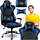Karrige gaming Sofotel Yasuo 2591, mekanizëm rregullimi, lëkurë eko, blu