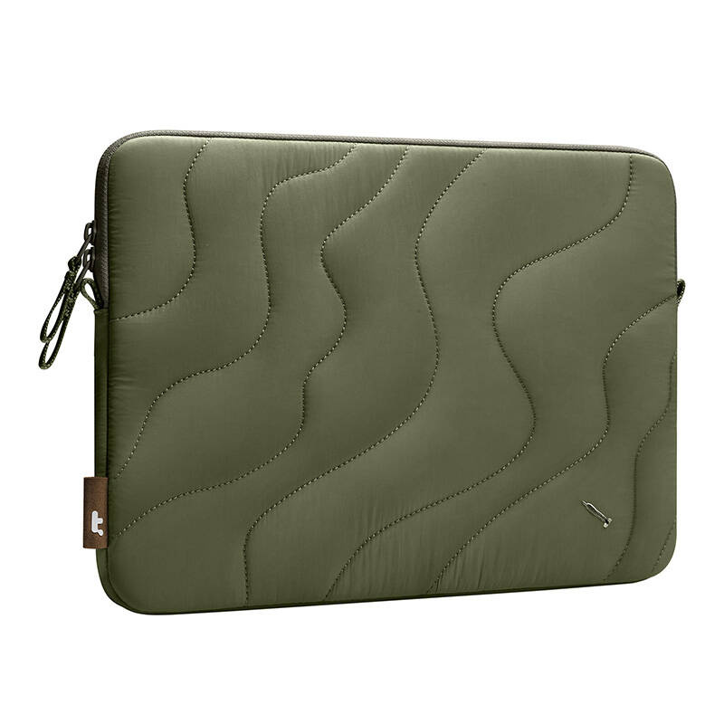 Çantë sleeve laptopi Tomtoc Terra A27, 16", dizajn i qepur, jeshile 3