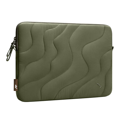Çantë sleeve laptopi Tomtoc Terra A27, 16", dizajn i qepur, jeshile