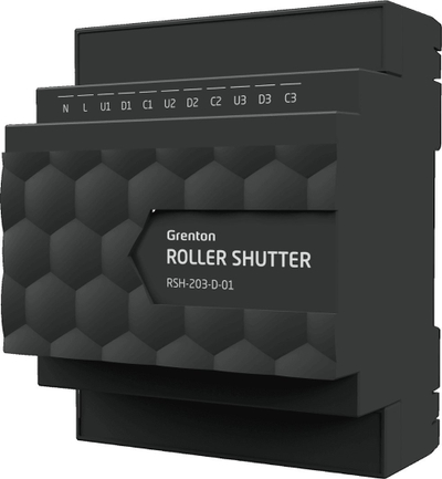 Modul roletash Grenton Roller Shutter X3 DIN, TF-Bus 2.0, i zi