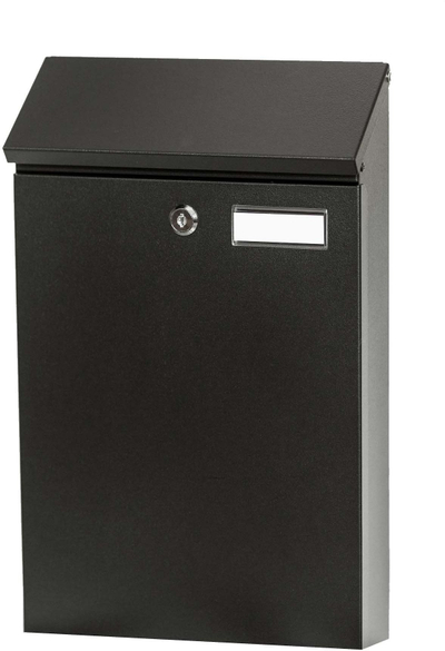 Kuti poste MAILBOXPD958, metal, për jashtë, e zezë