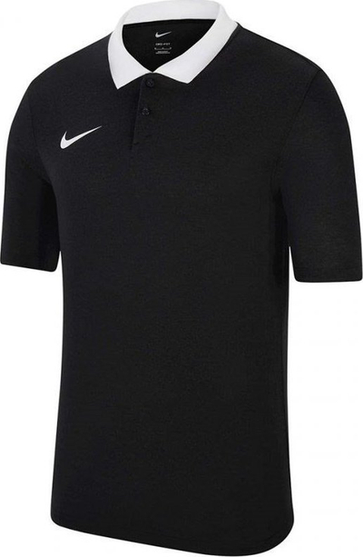 Bluzë polo për kalamaj Nike Dri Fit Park 20 Jr, me mëngë të shkurtra, CW6935 010, e zezë
