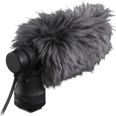 Mikrofon stereo Canon DM-E100, 3.5 mm, për kamera, i zi