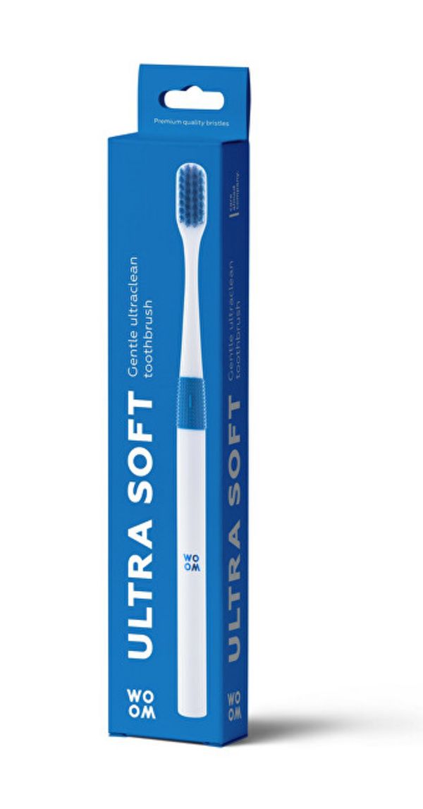Furçë për dhëmbë Woom Ultrasoft, e kaltër