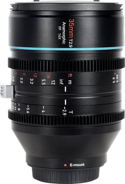 Objektiv filmik Sirui Venus 35mm T2.9, 1.6x anamorfik, Sony E-Mount, i zi
