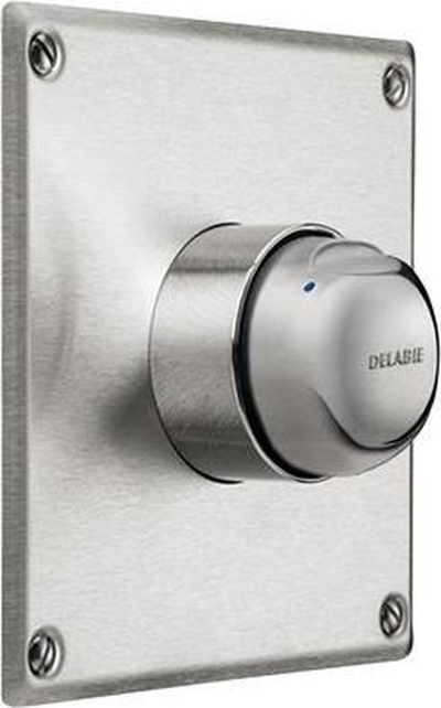 Set lavamani AWENTA Delabie Tempomix, rubinet 1/2" FI14, mekanizëm me kohëmatës, krom