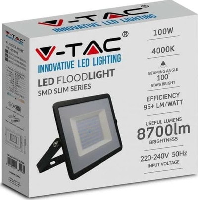 Projektor LED V-TAC 215966, 100W, 8700lm, i zi