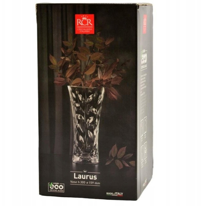 Vazo qelqi RCR Laurus, 30 cm, transparente