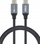 Kabllo USB-C Yenkee YCU 341, USB-C me USB-C, 1.5 m, 100 W, gri