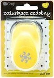 Gërshërë dekorative Dalprint Snowflake, grusht letre 25mm, e verdhë