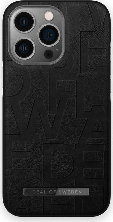 Mbulesë telefoni iDeal of Sweden Atelier për iPhone 13 Pro, kompatibile me karikim pa tela, e zezë