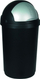 Kosh mbeturinash Curver Rolling Lid, 50L, e zezë argjendtë