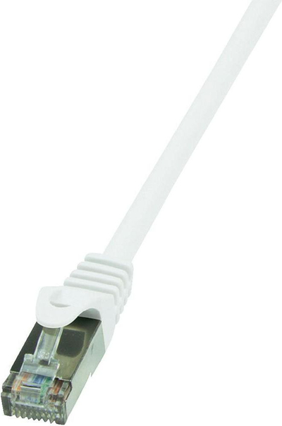 Kabllo rrjeti LogiLink, CAT 6, F/UTP, EconLine, 0.25m, e bardhë