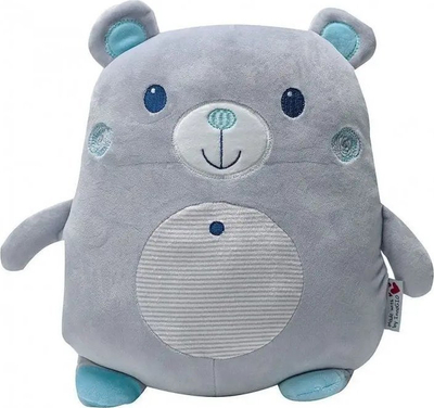Lodër pelushi InnoGIO GIOplush arush, 32 cm, për kalamaj, gri