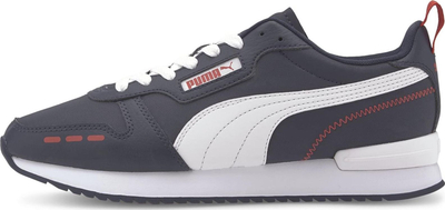 Atlete Puma R78 Trainers, sintetike, me lidhëse, gri të errët me të bardha