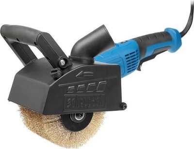 Makineri për satinim Scheppach MRS1300, 1300W, furçë 100 mm, blu