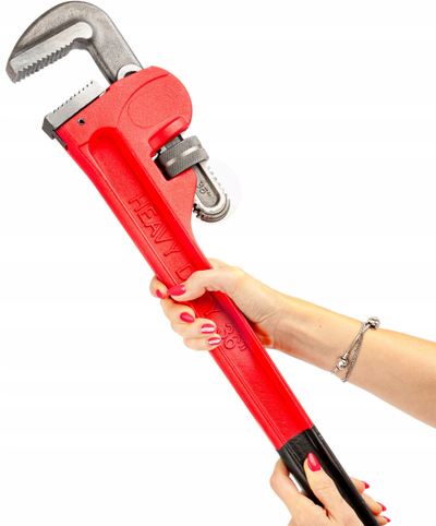 Çelës hidraulik Stillson, 36" 770mm, çelik krom vanadium, i kuq