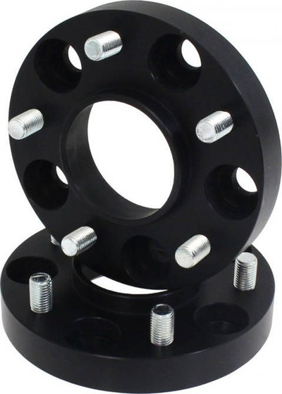 Distanca rrotash Black bolt-on, 40mm, qendër 71.6mm, 5x130, të zeza