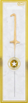 Свеќичка за торта Godan Sparklers, број 1, златна