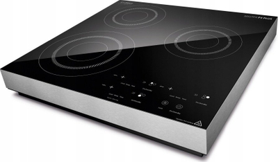 Plitë me induksion Caso Master P3 Plus 2151, 3500W, xham qeramik, e zezë