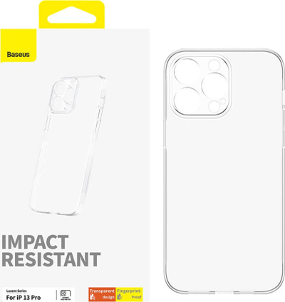 Maskë telefoni Baseus OS Lucent Series për iPhone 13 Pro, TPU, transparente