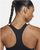 Спортски градник Nike Training Racer Neck, средна потпора, без жици, црн