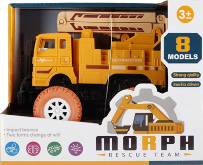 Lodër transformuese Mega Creative Truck Car Robot 2in1 510424, plastike, shumëngjyrëshe