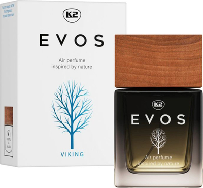 Parfum makine K2 Evos Viking, 50ml, shishe qelqi me tap druri