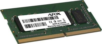 Memorie RAM për laptop AFOX AFSD38BK1L, 8GB DDR3 SODIMM, 1600MHz