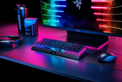 Tastierë Razer BlackWidow V3 Mini HyperSpeed ​​Phantom Edition, Razer Yellow, US