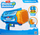 Lodër pistoletë flluskash Zuru Bunch O Bubbles Blaster Medium, motorike, me solucion, blu portokalli