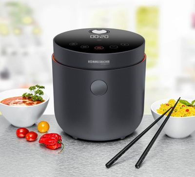 Zierëse orizi Rommelsbacher MRK 500, 2L, 500W, e zezë