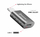 Adapter Swissten Lightning në USB-C, i hirtë
