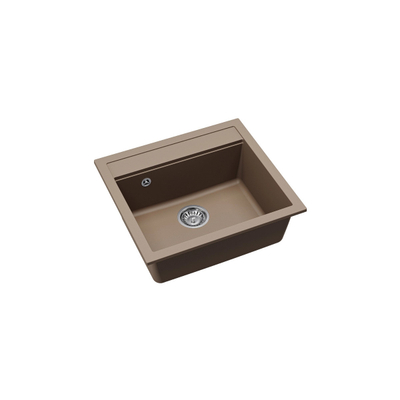 Lavaman kuzhine Quadro SQQ100-114W, 56.5cm, granit, almond