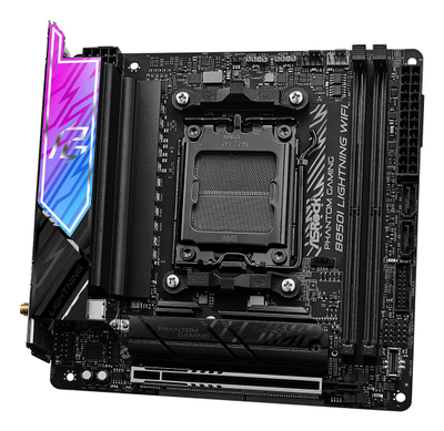 Pllakë amë ASRock Phantom Gaming B850I Lightning WiFi, AMD B850, Socket AM5, Mini ITX, e zezë