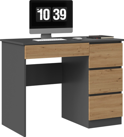 Tavolinë pune Topeshop Mijas Desk, 98 x 51 cm, antracit