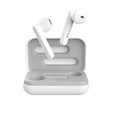 Dëgjuese Trust Primo, True Wireless Stereo (TWS), të bardha