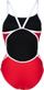 Kostum banje njëpjesësh Arena Icons Super Fly Solid, MaxLife Eco, UV 50+, i kuq
