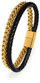 Byzylyk për meshkuj Troli Leather, Double Bicolor, 21/23 cm