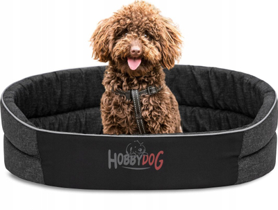 Shtrat për qen Foam Dog Bed R5, me shkumë, 64x50 cm, gri