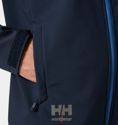 Xhaketë softshell Helly Hansen Oxford me kapuç, EU 2XL, blu navy