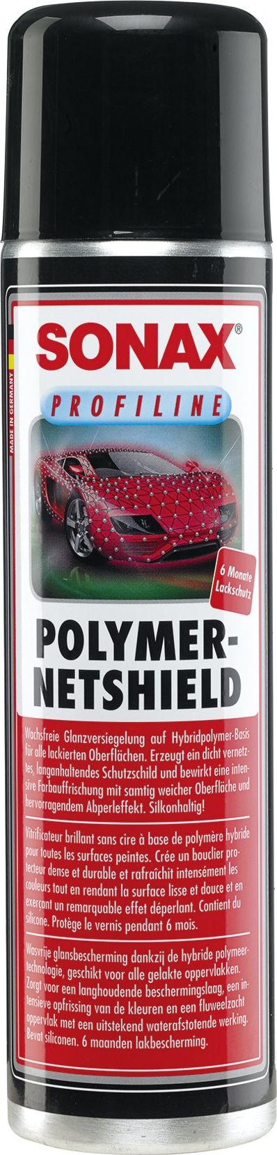 Spray mbrojtës boje Sonax Profiline Polymer Netshield, 340ml, për karroceri, i zi