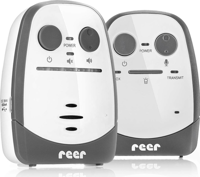 Monitor bebi Reer Cosmo Digital, rreze 600 m, ECO VOX, bardh e gri